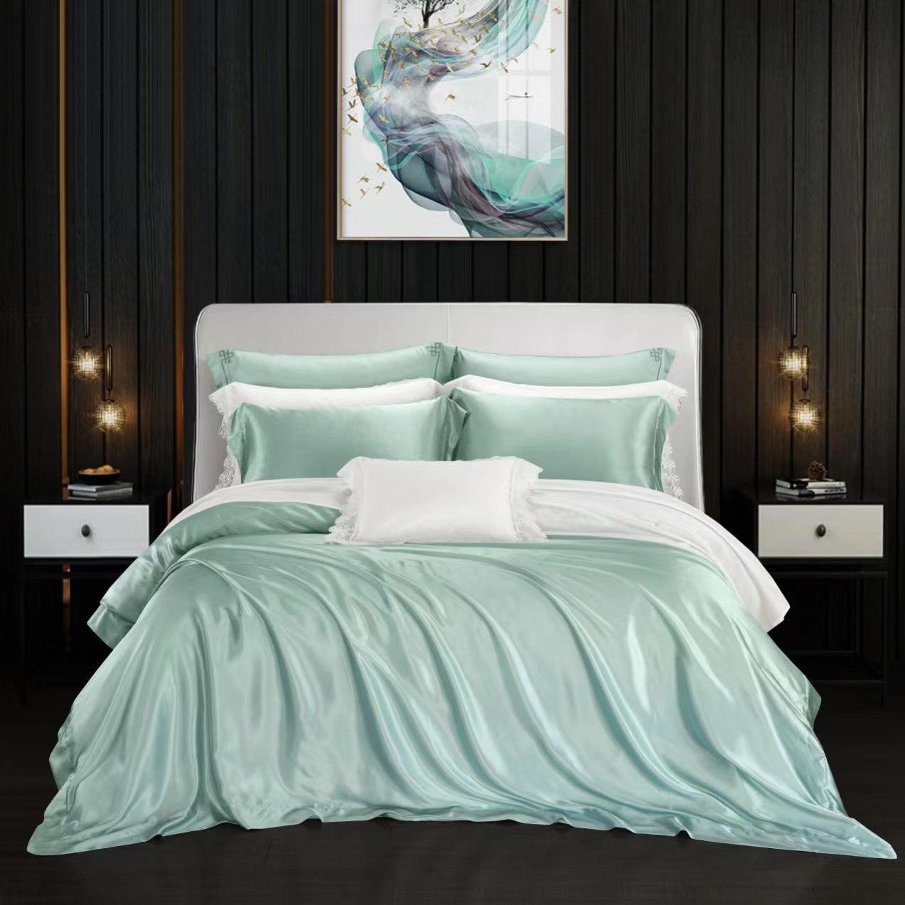 19 momme silk 100% mulberry silk duvet cover(WHOLESALE ONLY)