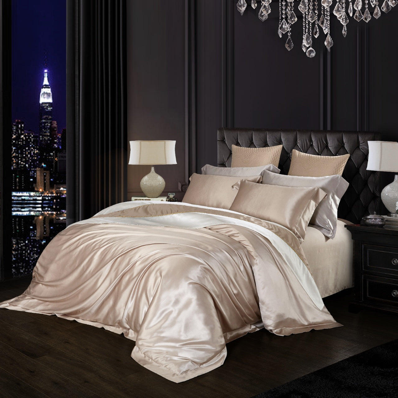 19 momme silk 100% mulberry silk duvet cover(WHOLESALE ONLY)