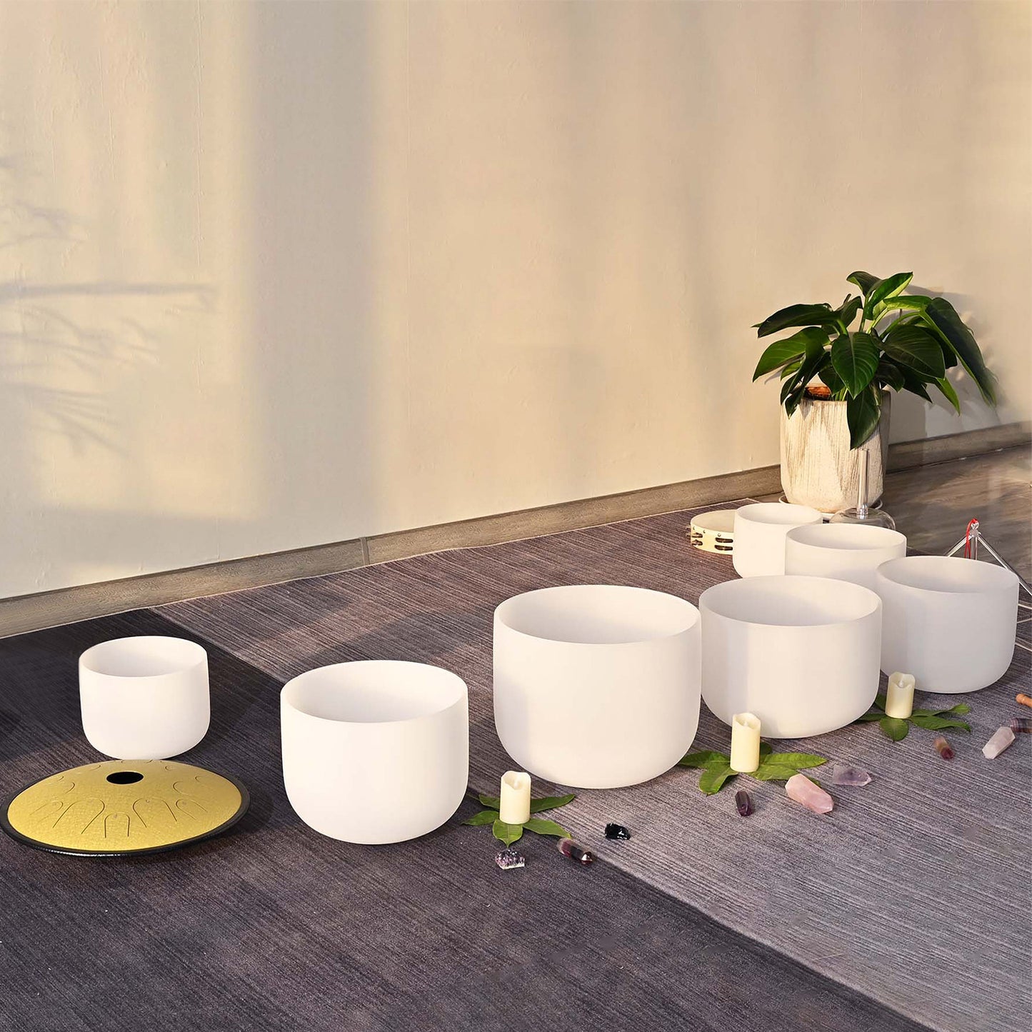 Singing Bowl & White Noise Speaker with Bone Conduction for Sleep