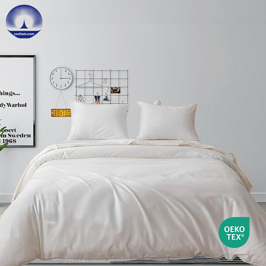 Long staple cotton bed sheets duvet cover set or extra long staple