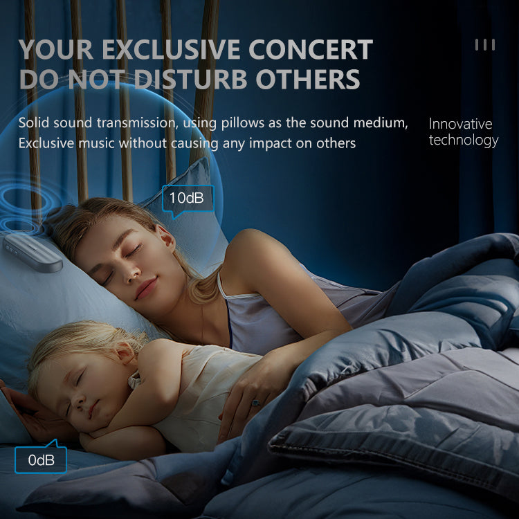 Private White Noise Speaker with Bone Conduction for Sleep