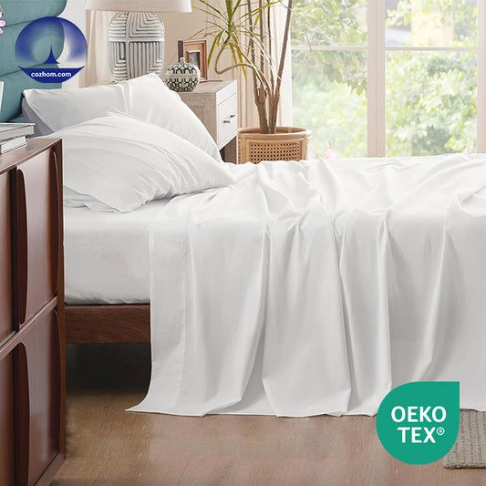 Best 300T cotton percale bed sheets or percale fitted sheet