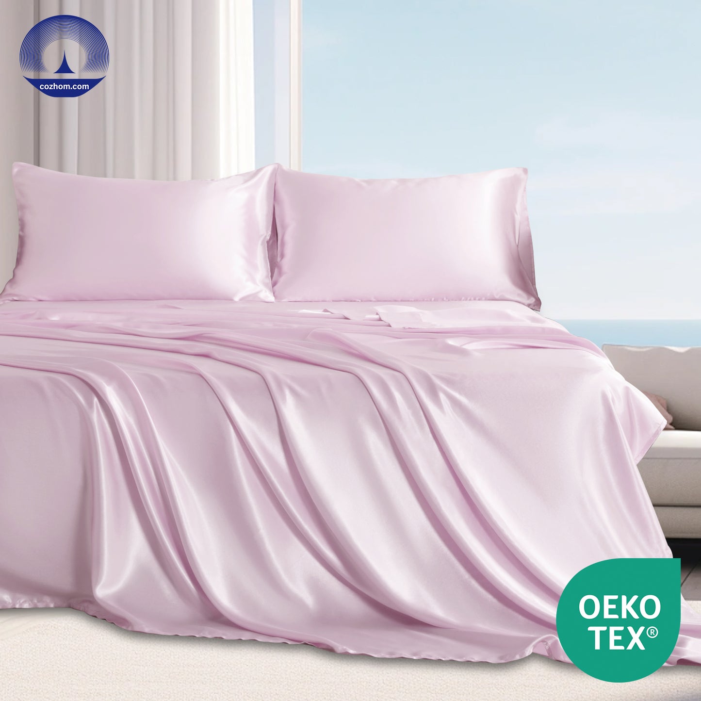 Bộ ga trải giường tencel lyocell tốt nhất 60s bộ ga trải giường tencel bạch đàn