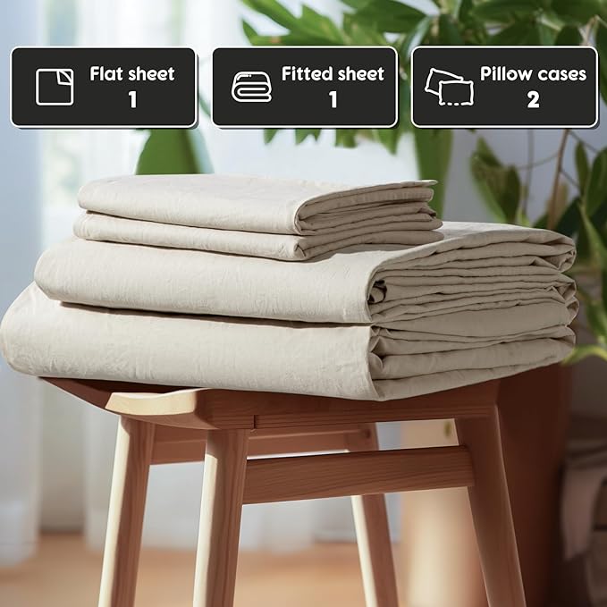 Bộ ga trải giường bằng vải lanh được đánh giá cao nhất hoặc bộ đồ giường bằng vải lanh tốt nhất