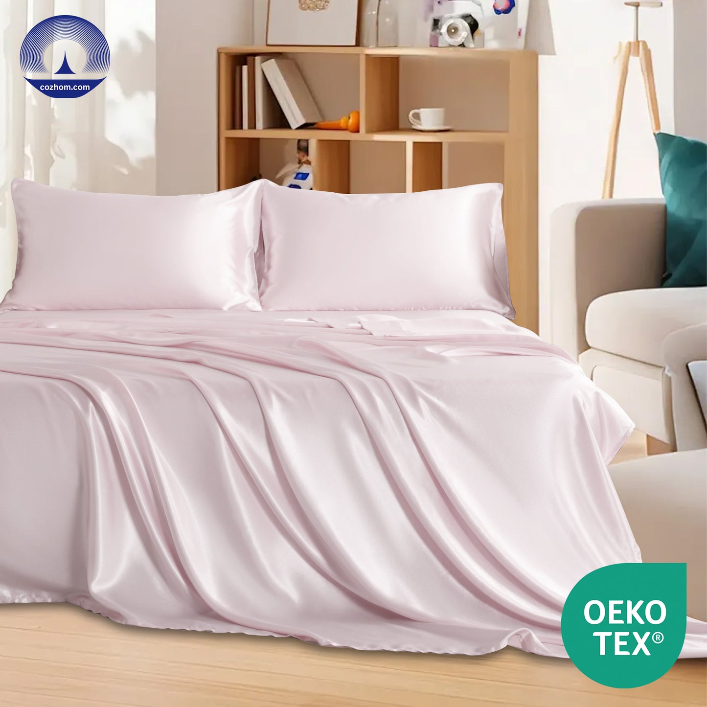 Bộ ga trải giường tencel lyocell tốt nhất 60s bộ ga trải giường tencel bạch đàn