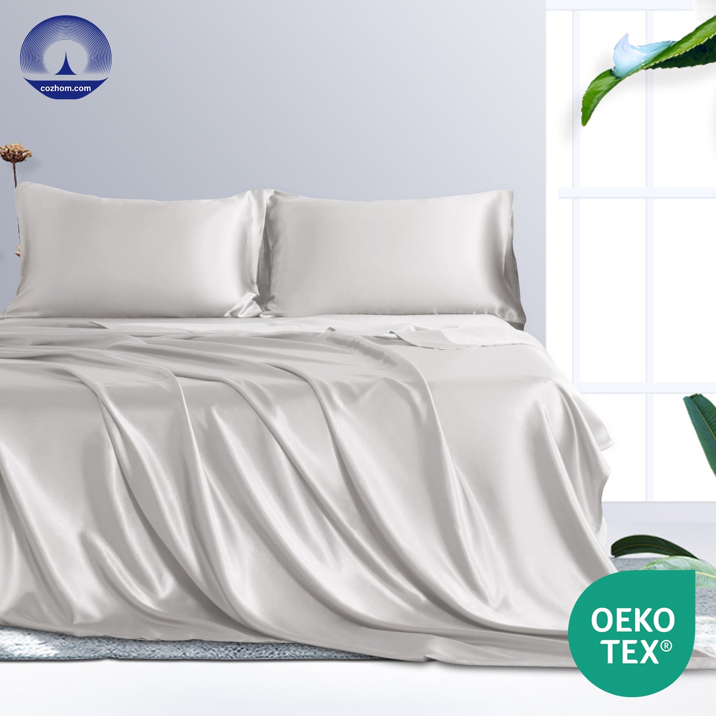Bộ ga trải giường tencel lyocell tốt nhất 60s bộ ga trải giường tencel bạch đàn