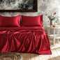 Silky satin bed sets or silky bedding set or fitted sheet set