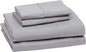 Copper Ion Antibacterial Fitted Sheet Set（Beige/Grey）