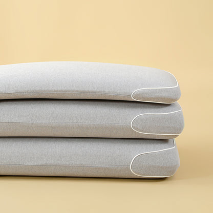 Bio based memory foam body pillow for neck pain sleepers