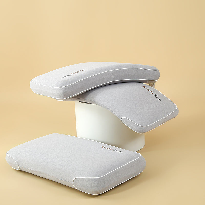 Bio based memory foam body pillow for neck pain sleepers