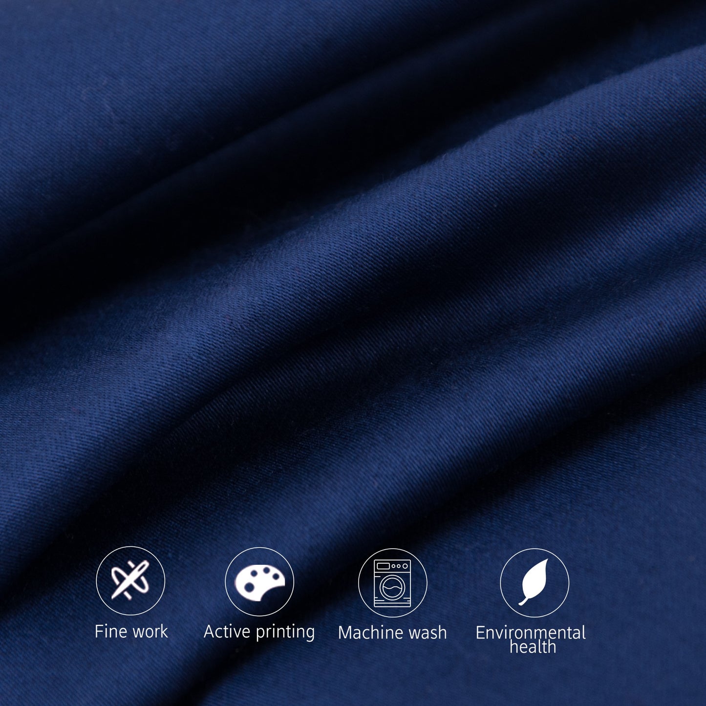 100% Cotton Sateen Pillowcases(2 PC)