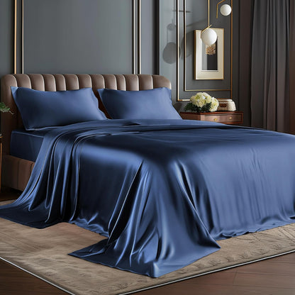 Silky bedding set or bedsheet satin silky bedsheet(WHOLESALE ONLY)
