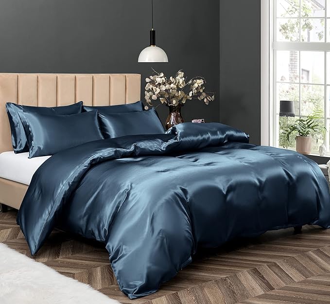 22 momme silk bedding set or 100% mulberry silk duvet cover set