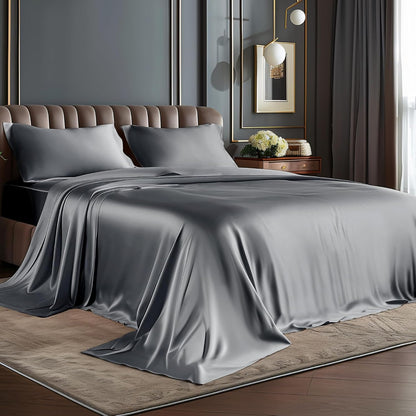 Silky bedding set or bedsheet satin silky bedsheet(WHOLESALE ONLY)