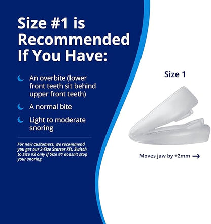 Anti snoring or no snore mouthpiece to prevent snoring mouthguard