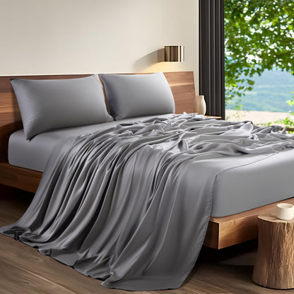 Best tencel lyocell bed sheets 60s eucalyptus tencel bed set