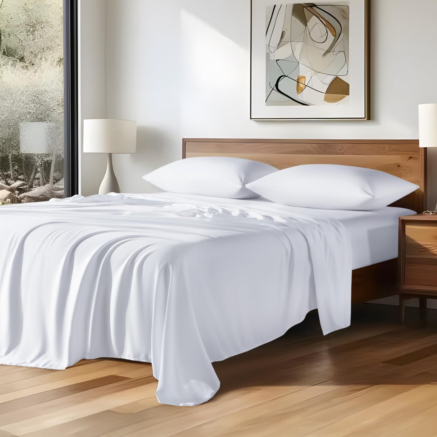 Best tencel lyocell bed sheets 60s eucalyptus tencel bed set