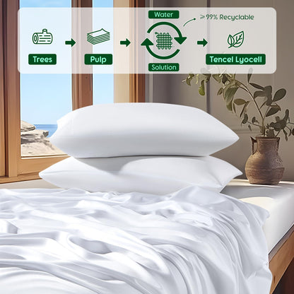 Best tencel lyocell bed sheets 60s eucalyptus tencel bed set